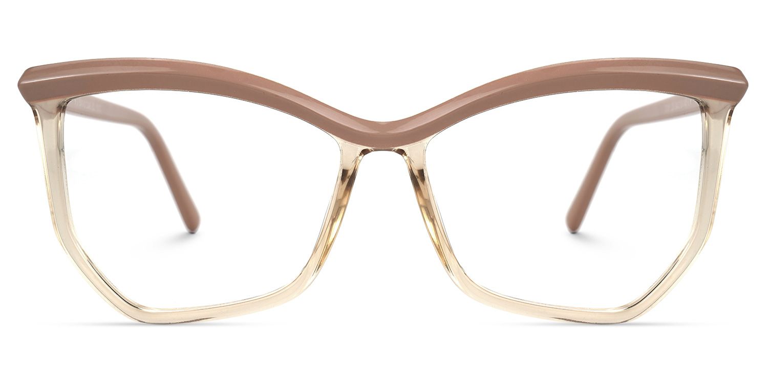 Tonka Butterfly Beige Frame Glasses | Zeelool Optical0