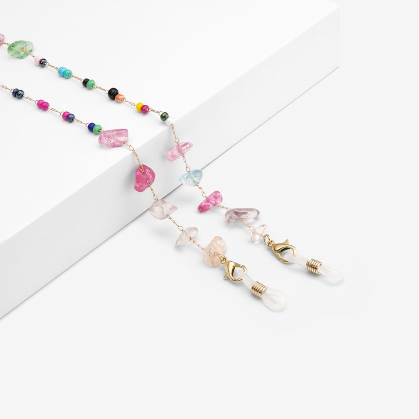 Colorful Gravel Eyeglasses Chains