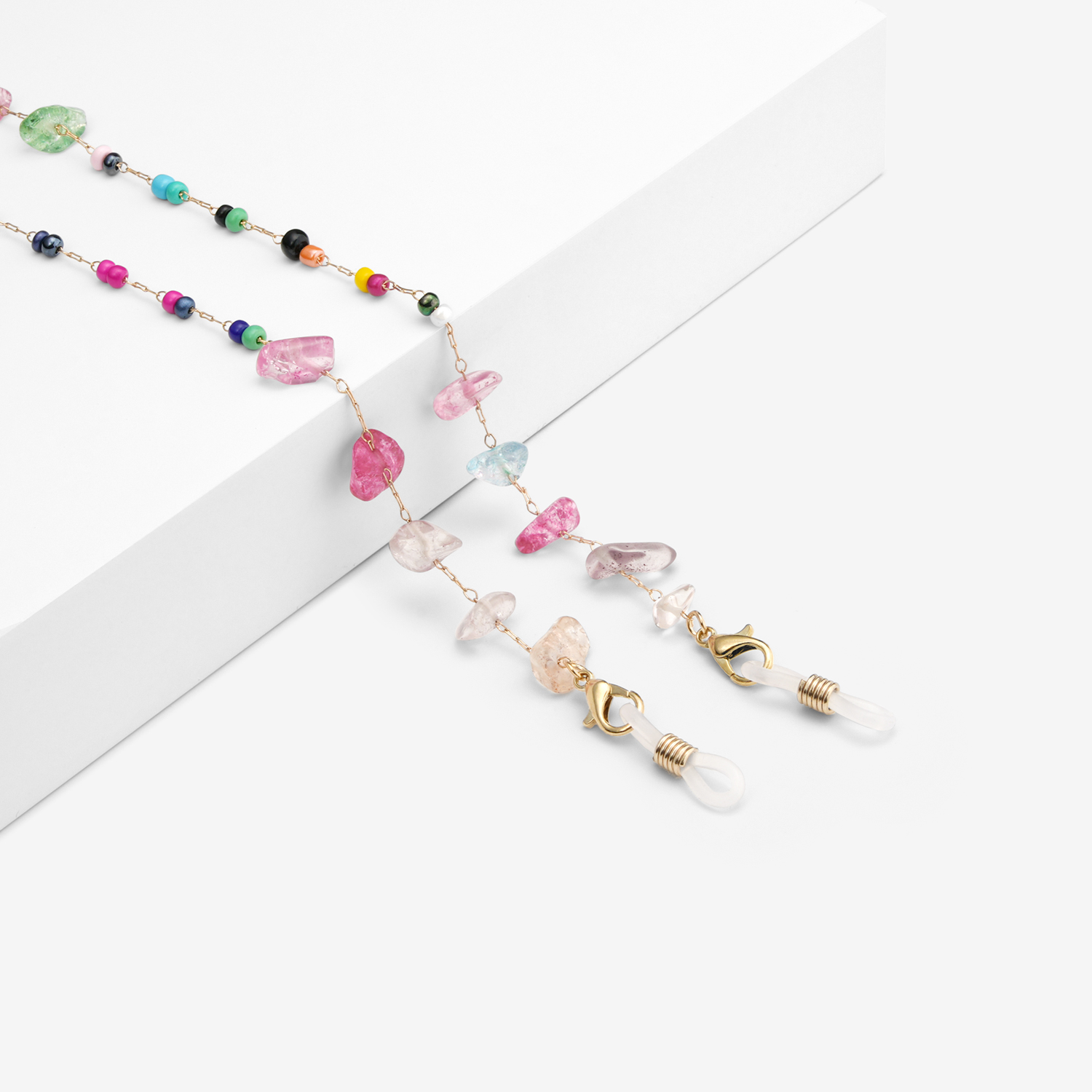 Colorful Gravel Eyeglasses Chains