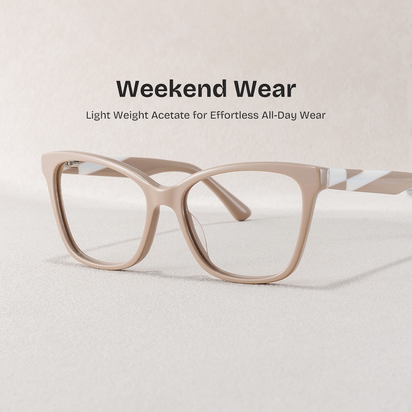 Shinana Butterfly Light Pink Glasses