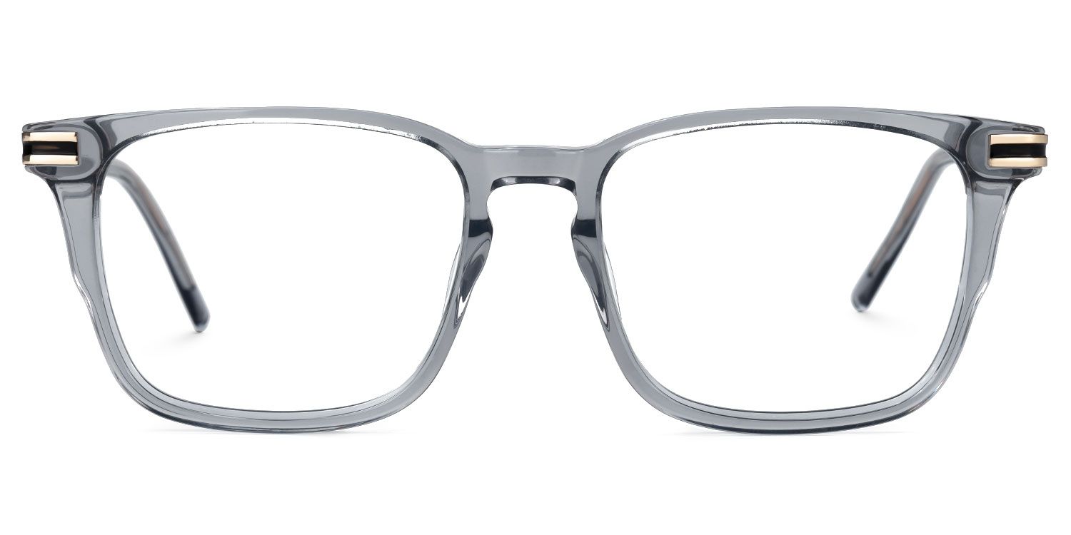 Square Kornelia Gray Glasses on sale -Zeelool Glasses0
