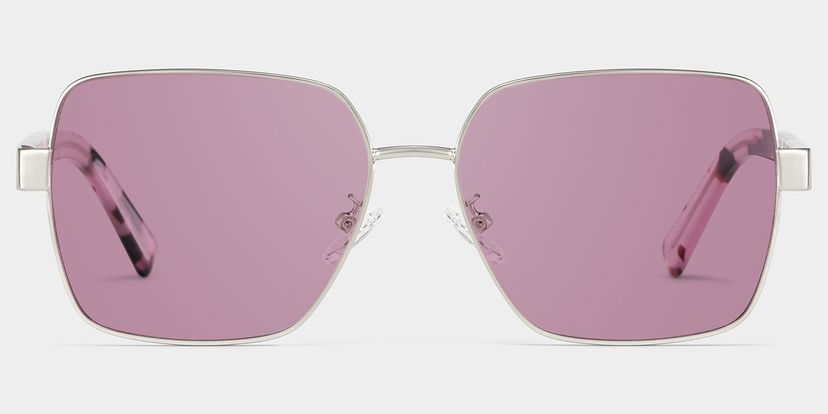 Sahara Purple Square Sunglasses