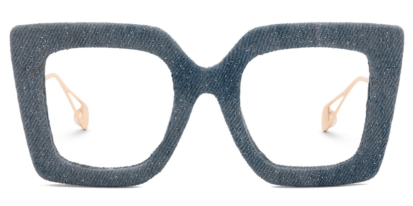 Latanya Square Blue Glasses