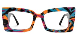 Mitia Rectangle Multicolor Glasses0