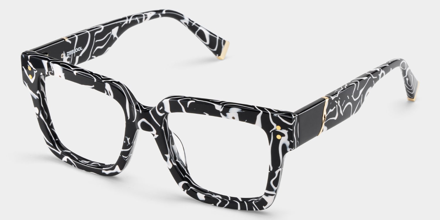 Caius Square Two tone Glasses5