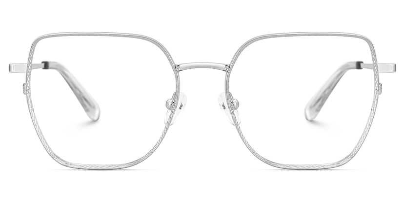 Fife Geometric Silver Glasses