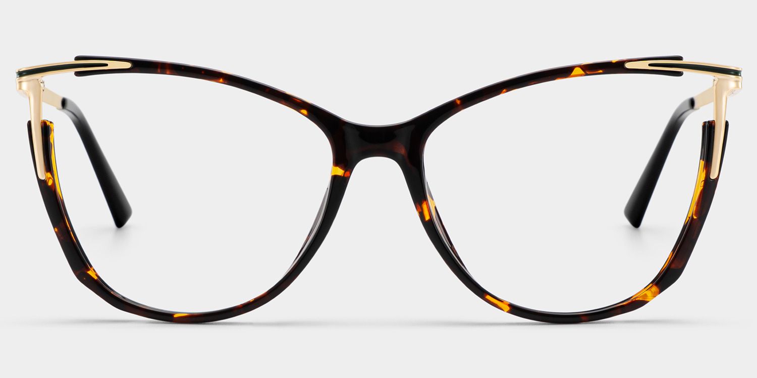 Yomary Cat eye Tortoise Thin Frame Glasses for Women | ZEELOOL1