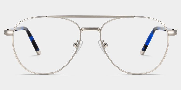 Calvin Aviator Silver Glasses