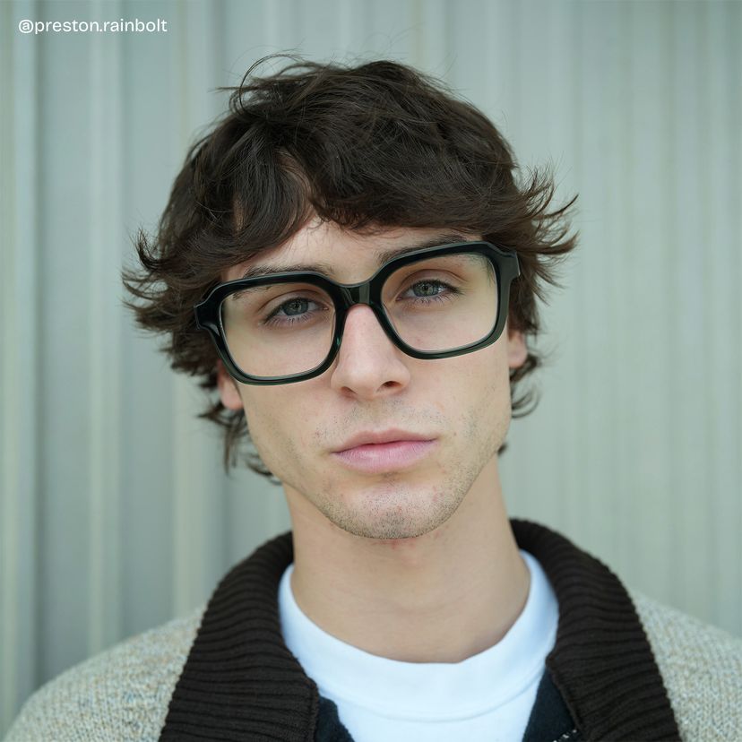 Parker Green Square Glasses