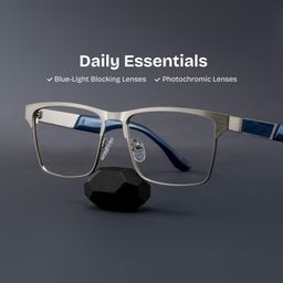 Jasper Browline Silver Glasses0