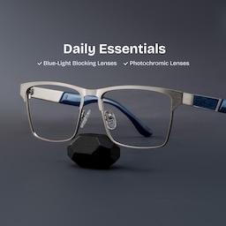 Jasper Browline Silver Glasses0