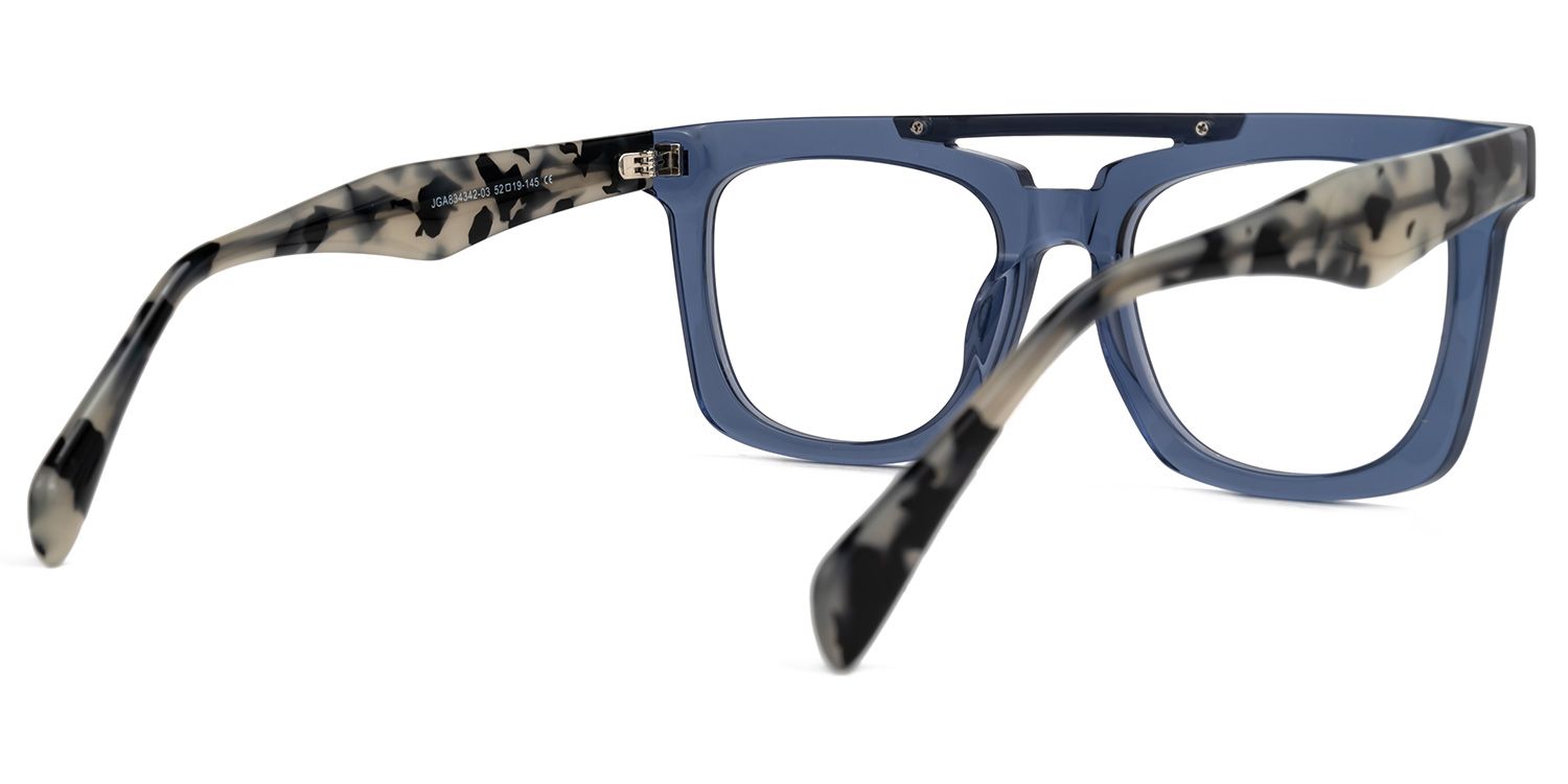 Aviator Ginel Blue Glasses deals -Zeelool Glasses