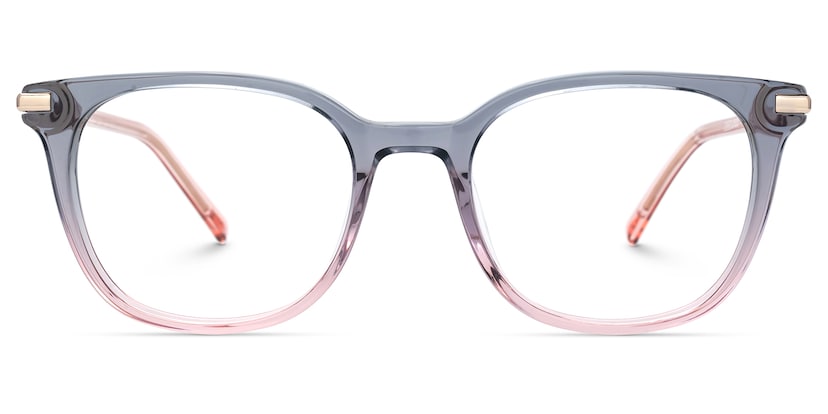 Vilmarie Oval Gray Pink Glasses