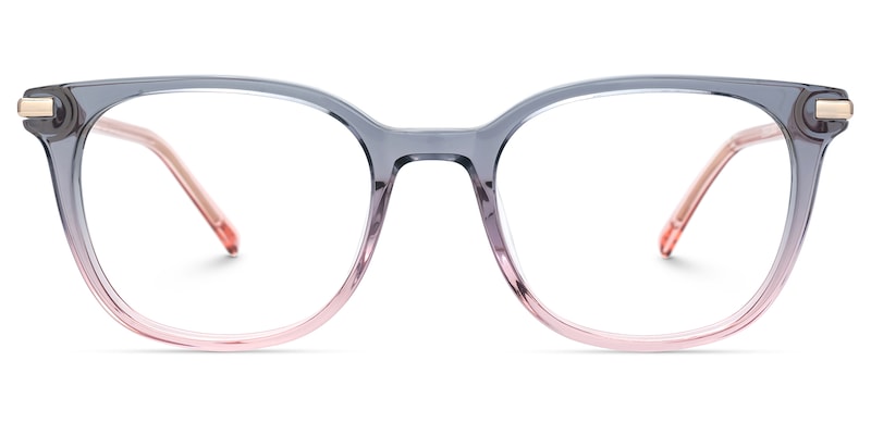 Vilmarie Oval Gray Pink Glasses