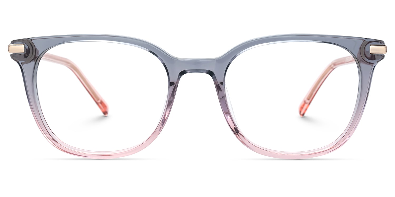 Vilmarie Oval Gray Pink Glasses