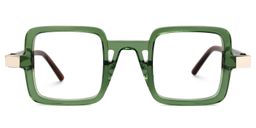 Bratton Square Green Glasses0