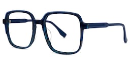 Monty Square Blue Glasses1