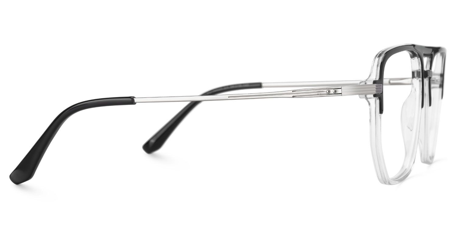 Aviator Adris Black Glasses deals -Zeelool Glasses2