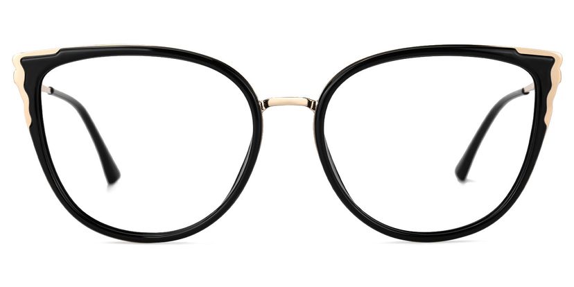 Estrada Cateye Black Glasses