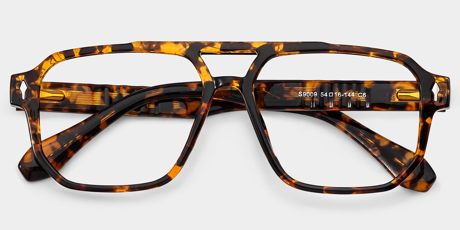 Colton Tortoise Frame Glasses with Aviator Frame Online | ZEELOOL