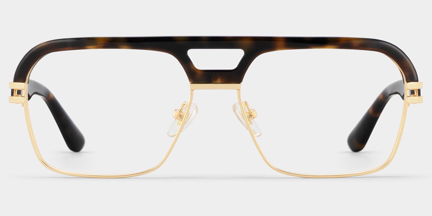 Griff Tortoise Aviator Eyeglasses for Men | ZEELOOL