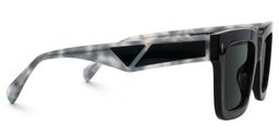 Shirmme Square Black Glasses2