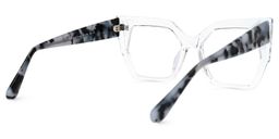 Tefonie Geometric Red-Floral Glasses3