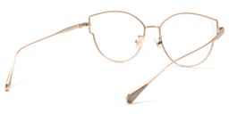 Chavela Cateye Rose Gold Glasses3