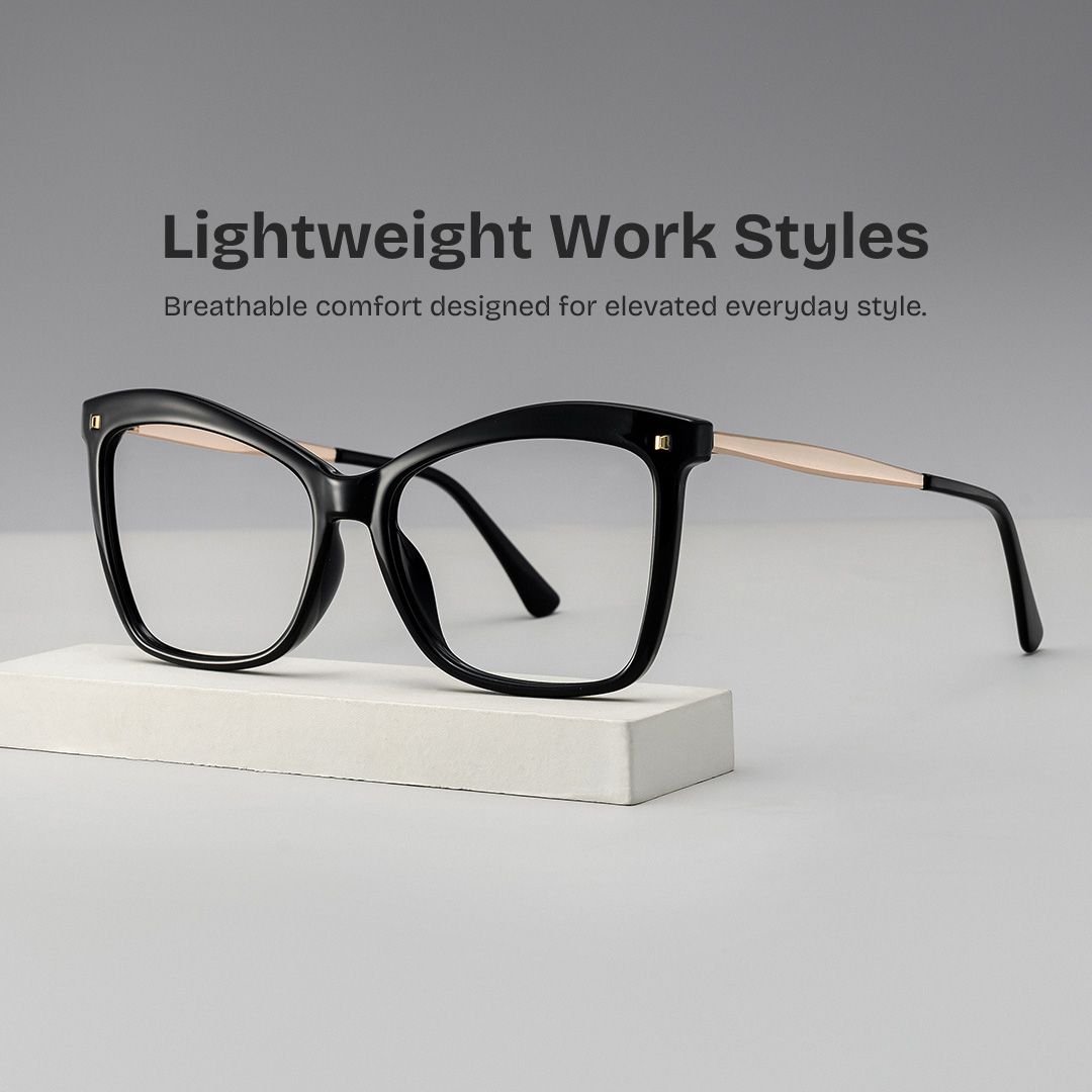 Isaebella Butterfly Black Frame Glasses | Zeelool0