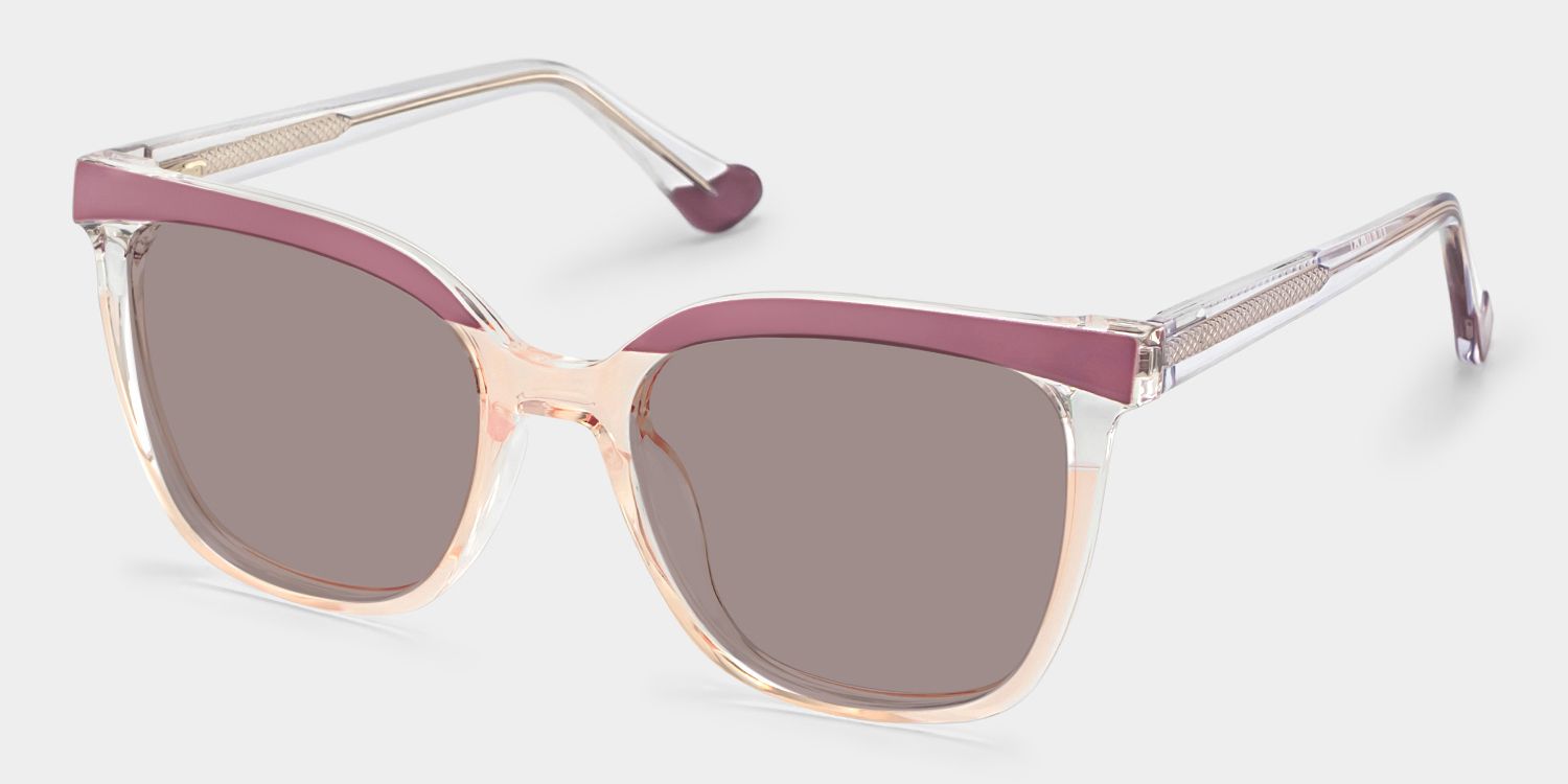 Tawana Tr90 Purple Frame Sunglasses | ZEELOOL2