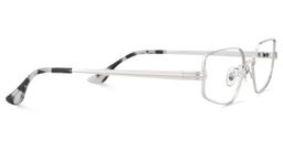 Lyle Rectangle Silver Glasses4