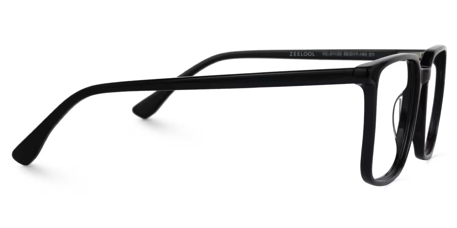 Square Fayrice Black Glasses deals -Zeelool Glasses2