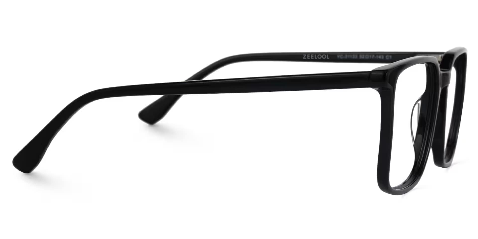 Square Fayrice Black Glasses deals -Zeelool Glasses2