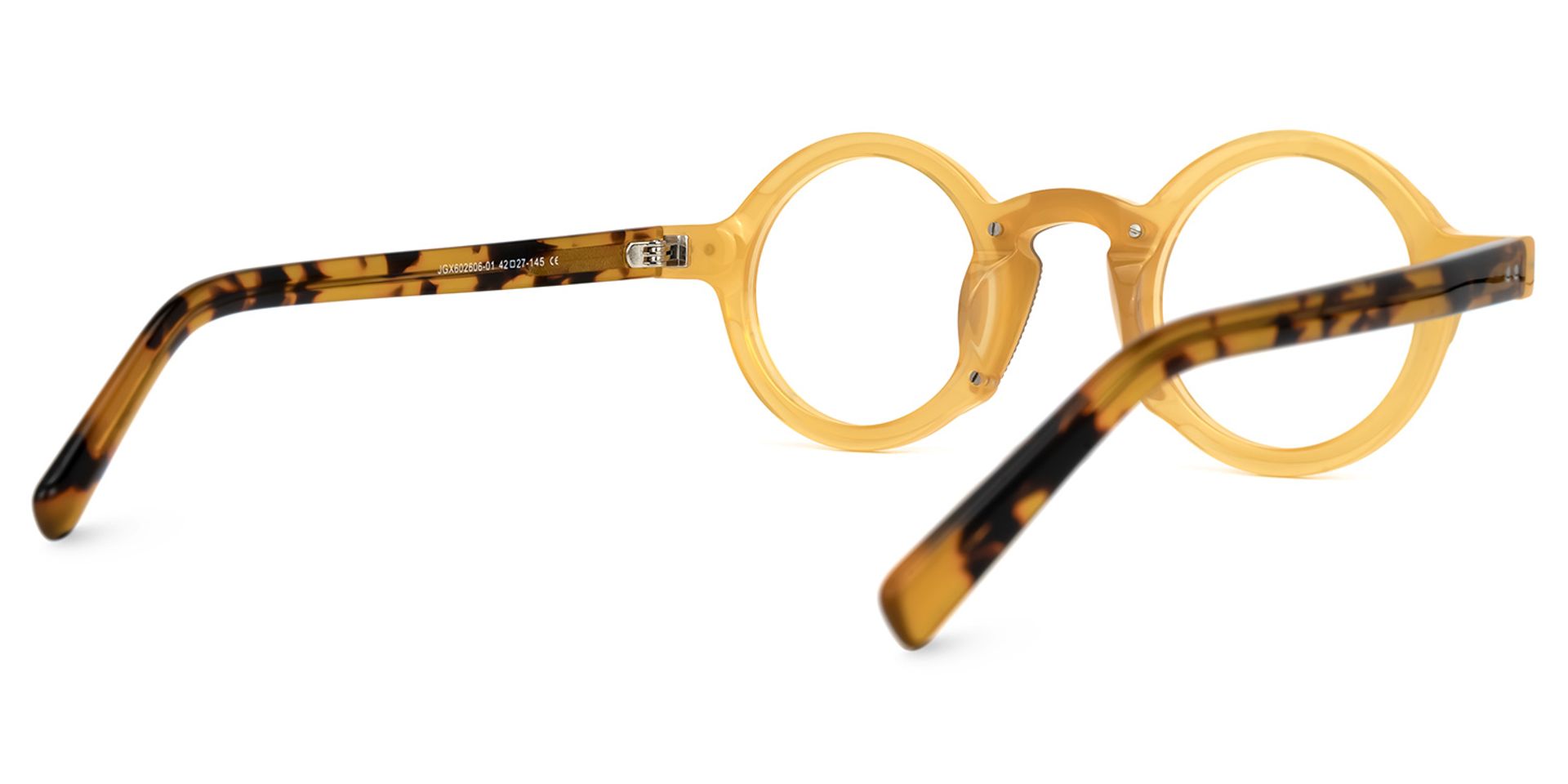 Danyelle Round Yellow Glasses3