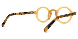 Danyelle Round Yellow Glasses3