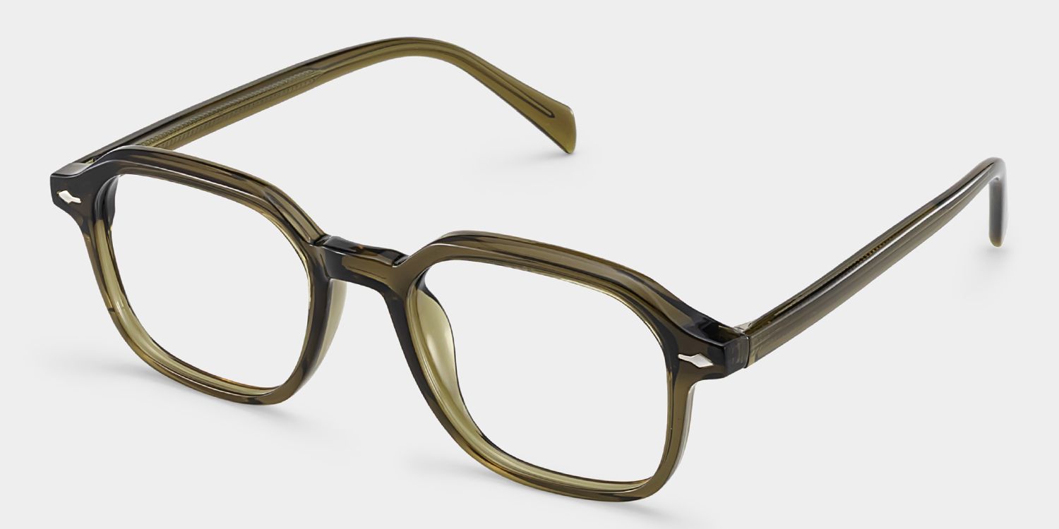 Josh Green Frame Glasses with Rectangle Frame Online | ZEELOOL3
