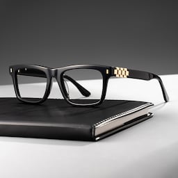 Sammi Square Black Glasses0