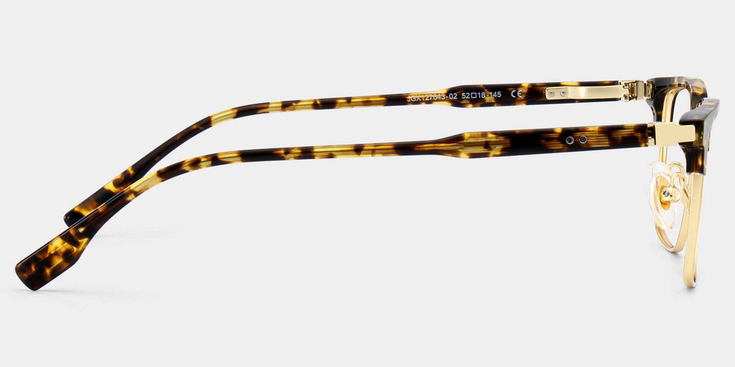 Audrey Tortoise Browline Glasses Frames for Men | ZEELOOL