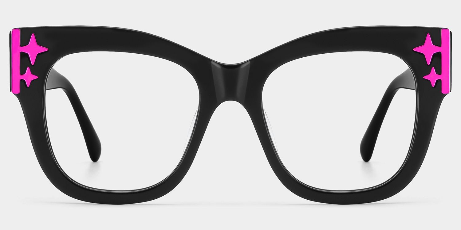Designer Minfia Eyeglasses Black Frames Glasses2