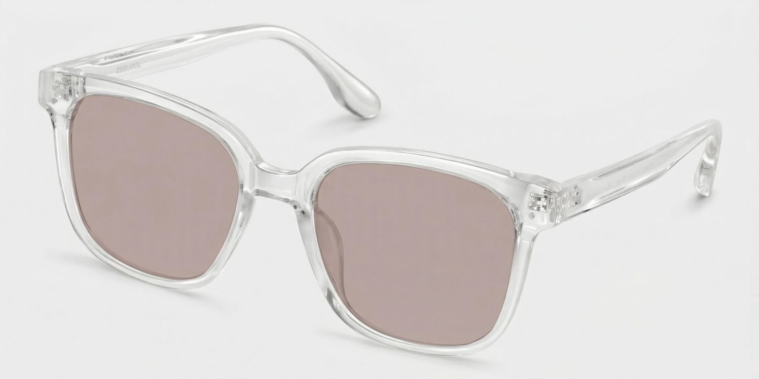 Oglesby Square Blue Light Blocking Glasses Clear Frame | Zeelool2