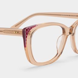 Madeline Beige Cat-eye Glasses5