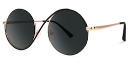 Flozif Round Black Glasses1