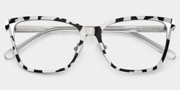 Elise Tortoise Rectangle Glasses2