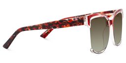 Cadogan Square Red Gray Sunglasses3