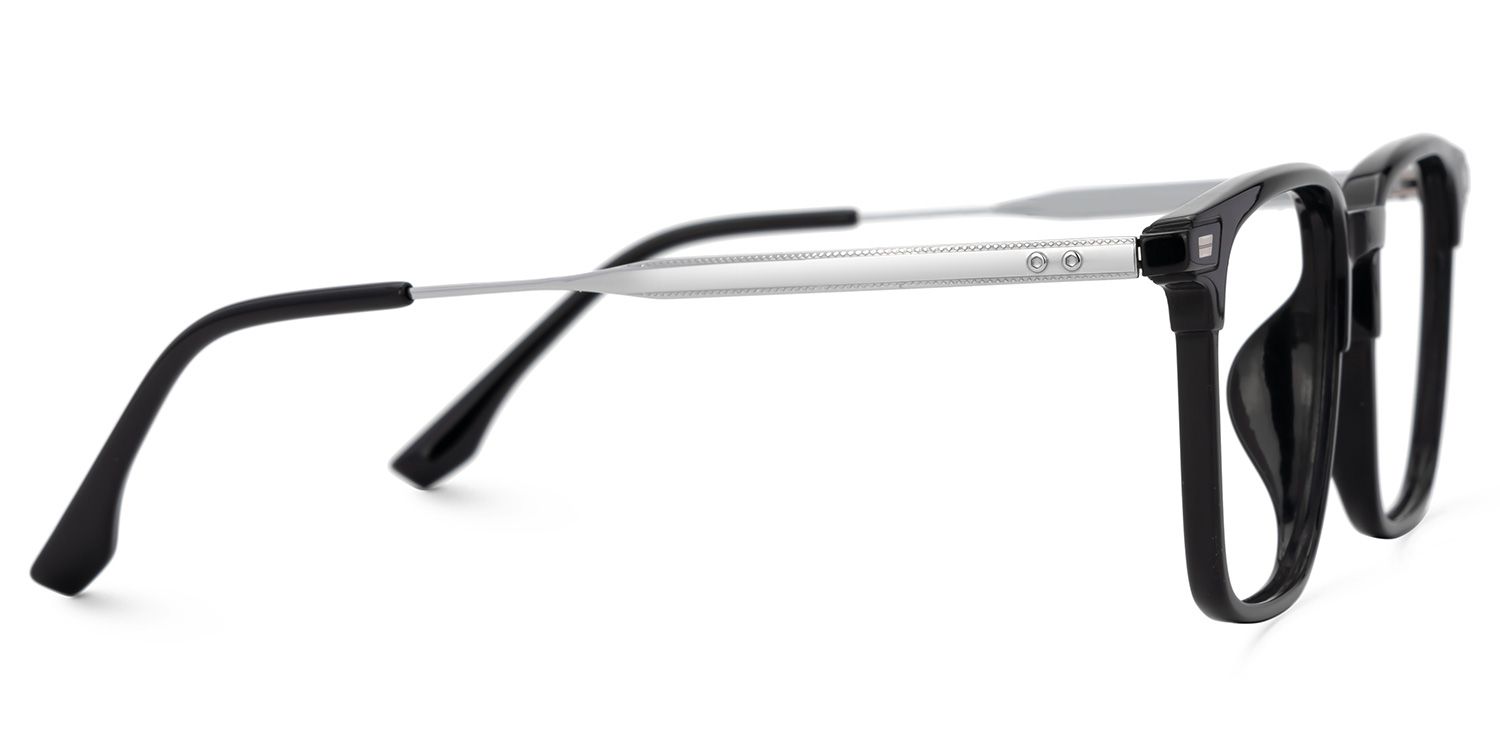 Roxy Rectangle Mixed-Materials Full-Frame Eyeglasses | Zeelool2