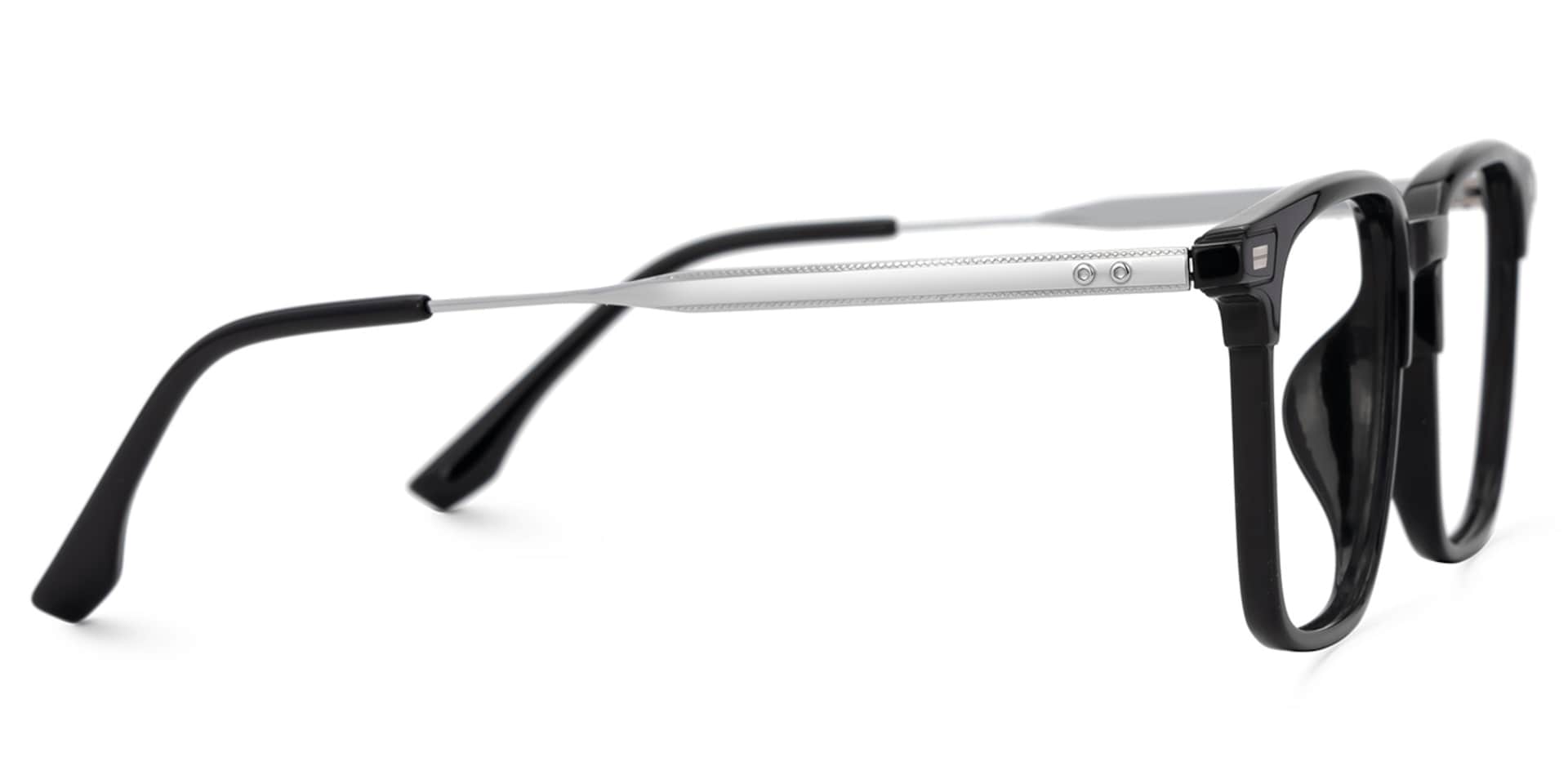 Roxy Rectangle Mixed-Materials Full-Frame Eyeglasses | Zeelool2