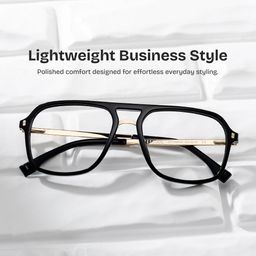 Kilworth Aviator Black Glasses0