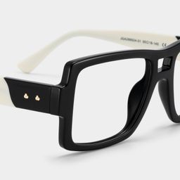 Nora Black Aviator Glasses4