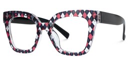 Malcolm Square Rhombus Pattern Glasses2