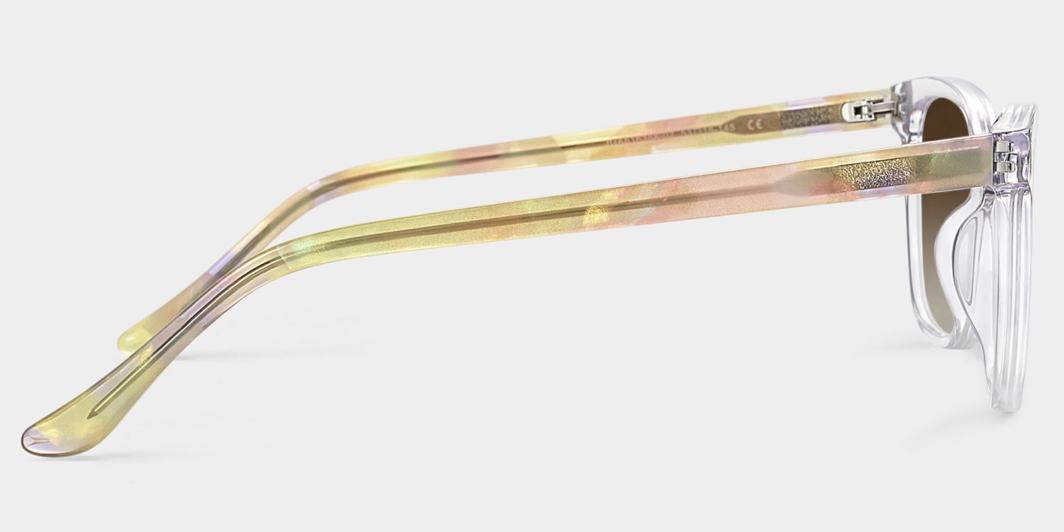 Faith Healing Glasses - Clear Rectangle Acetate Frames | ZEELOOL
